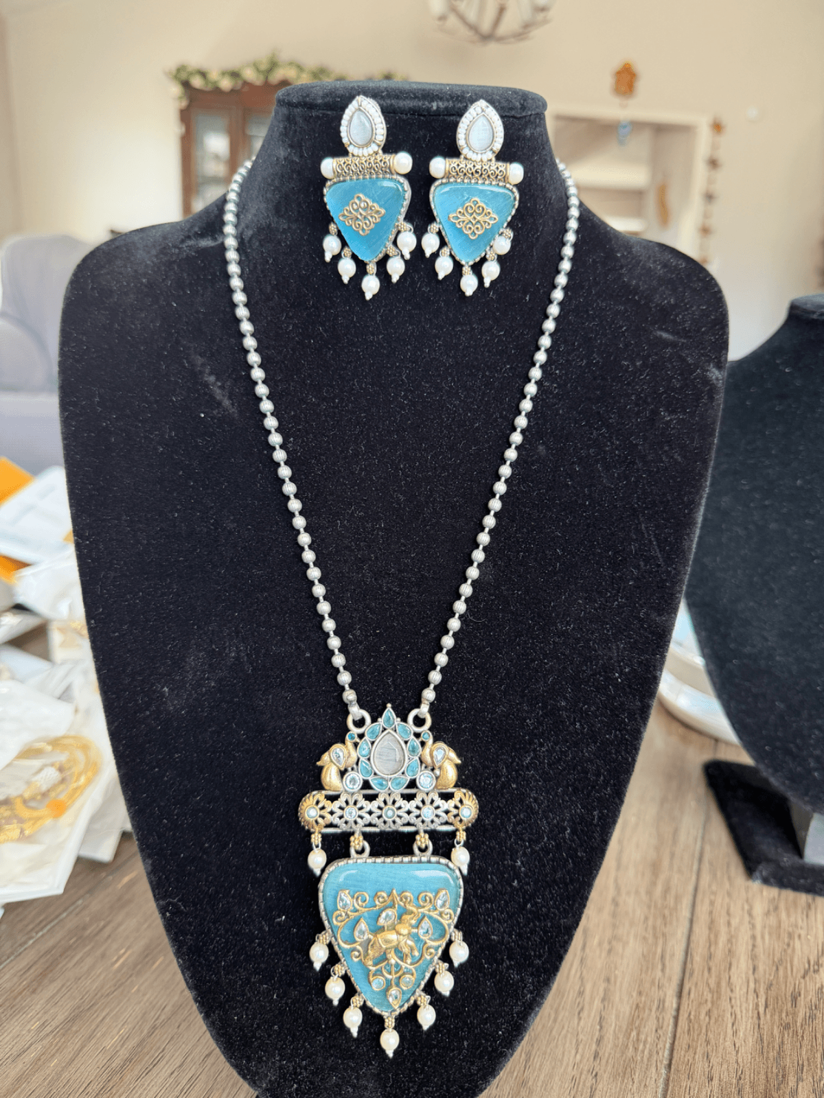 Indo-royal long necklace set