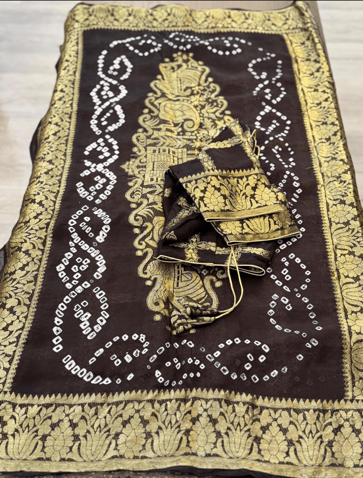 Gharchola Bahdhani Georgette Saree