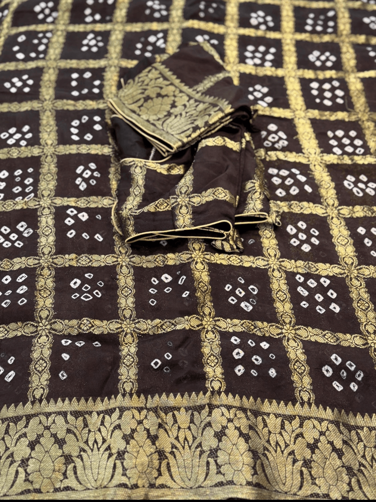 Gharchola Bahdhani Georgette Saree
