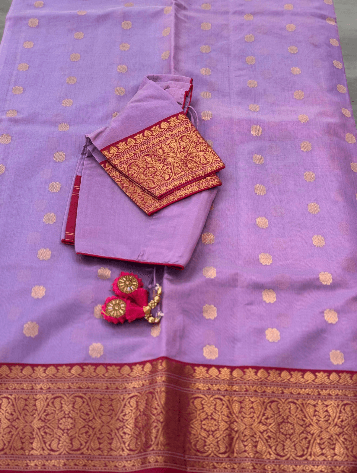 Pure Katan Silk Chanderi Saree