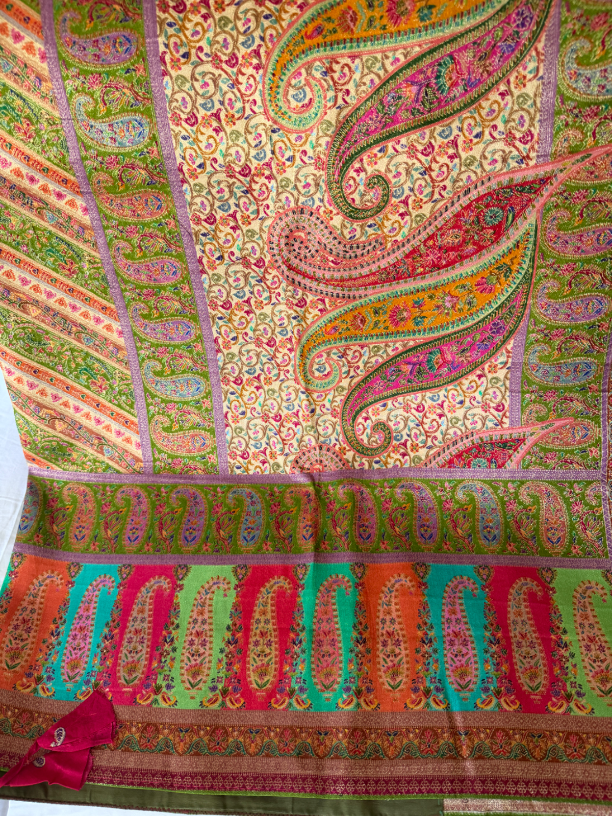 Kashmiri Kani work saree