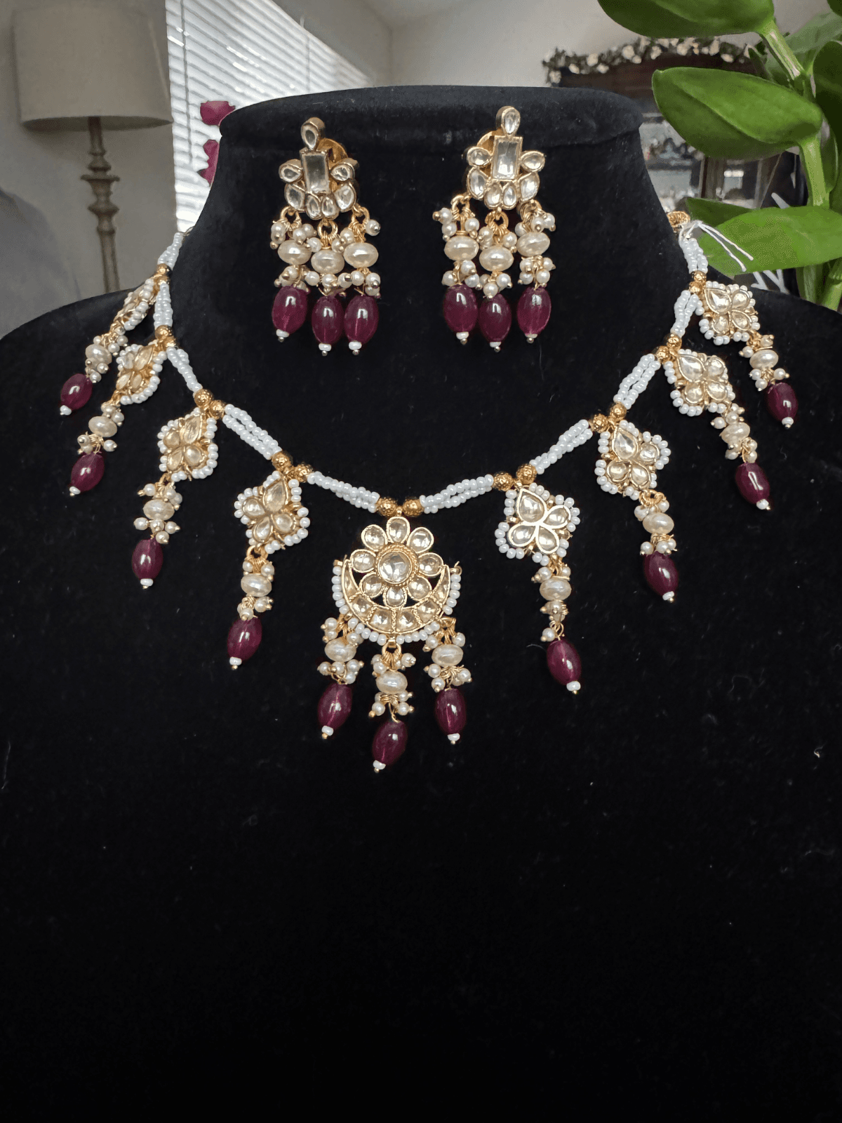 Jadau Kundan Necklace set