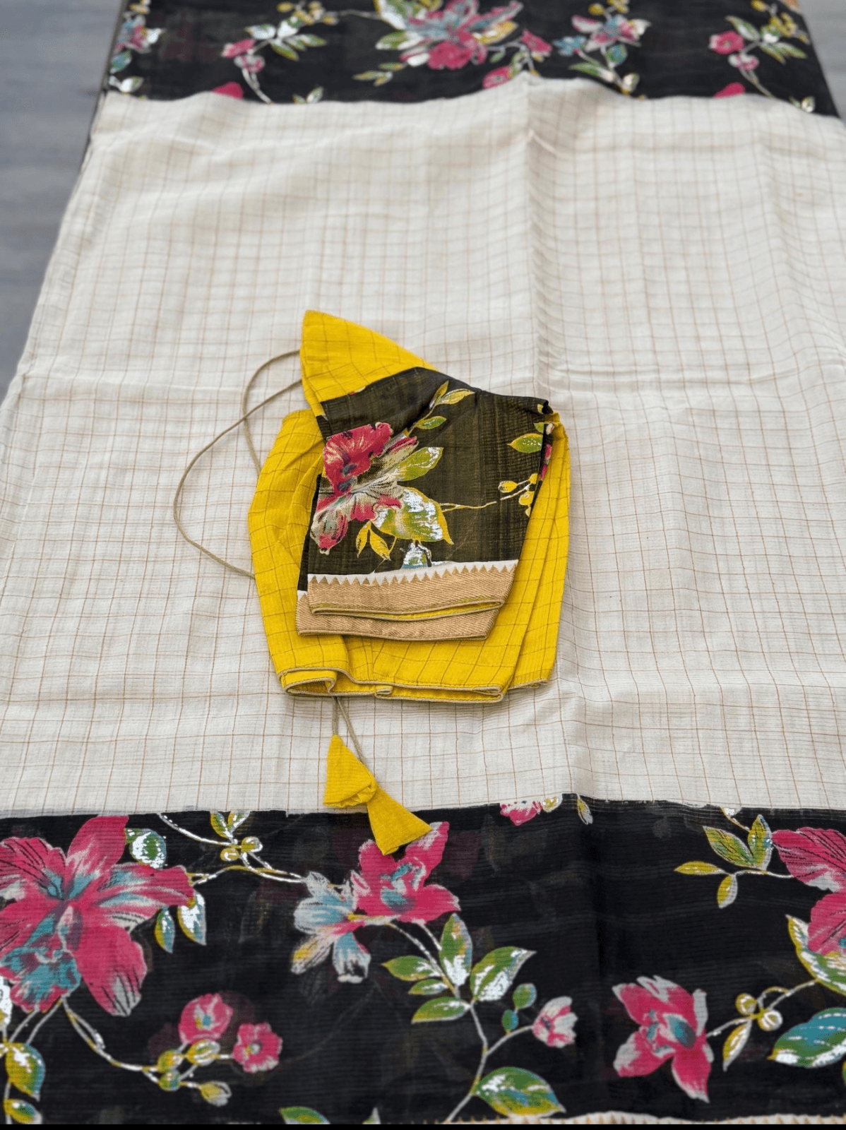Mangalgiri Silk-Cotton Saree