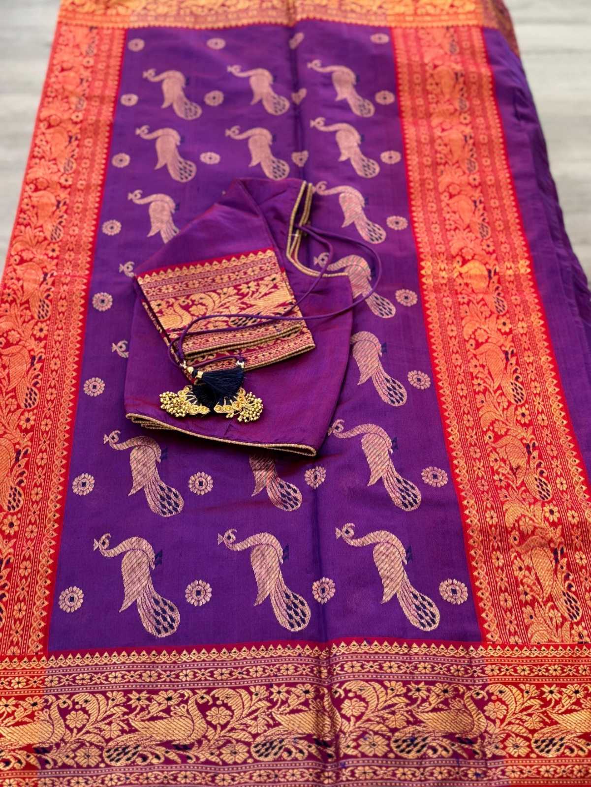 Pure Organza Silk Chanderi Saree