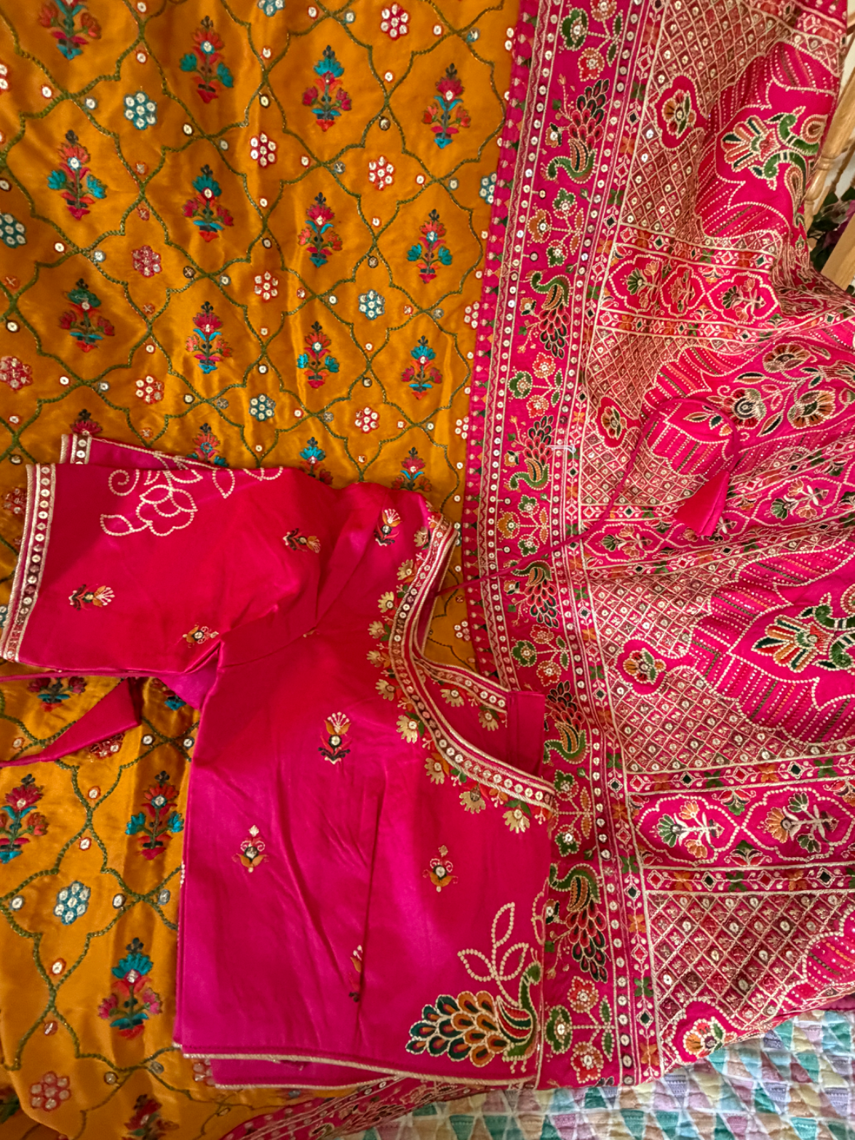 Soft Satin silk with Intricate Rich Embroidery